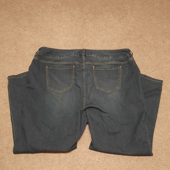 Torrid First at Fit Jeggings Exposed Button Fly Blue Womens Size 24R - Picture 9 of 10